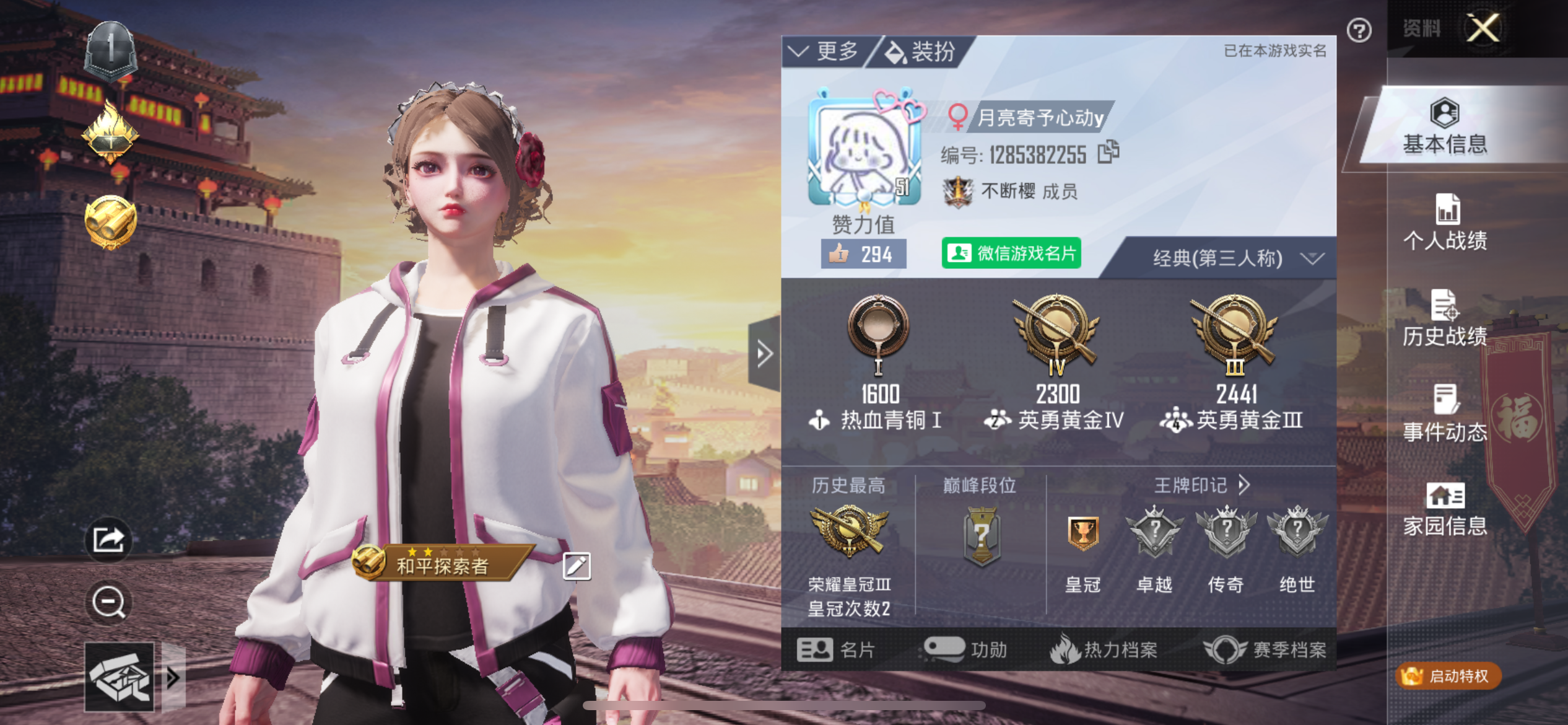 和平精英陪玩服务