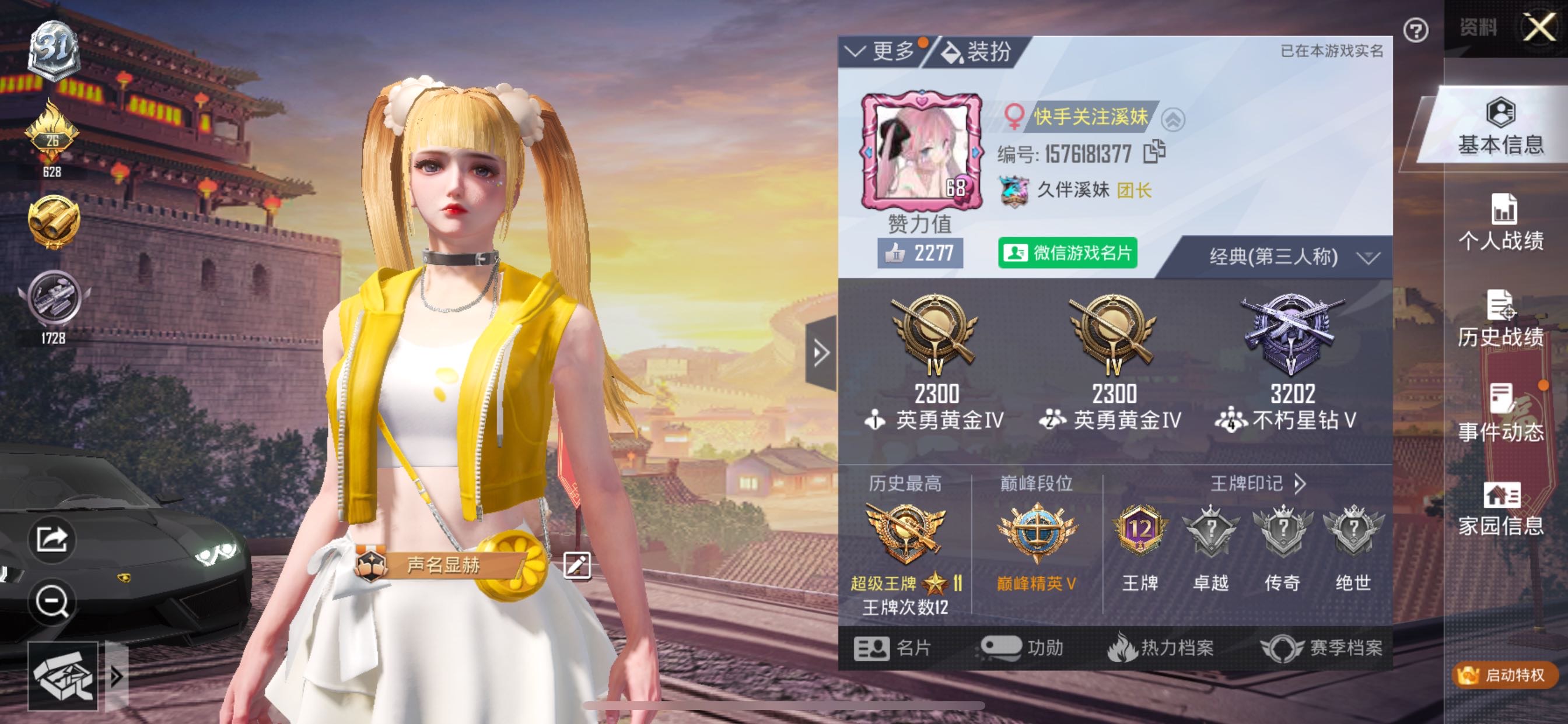 和平精英陪玩服务