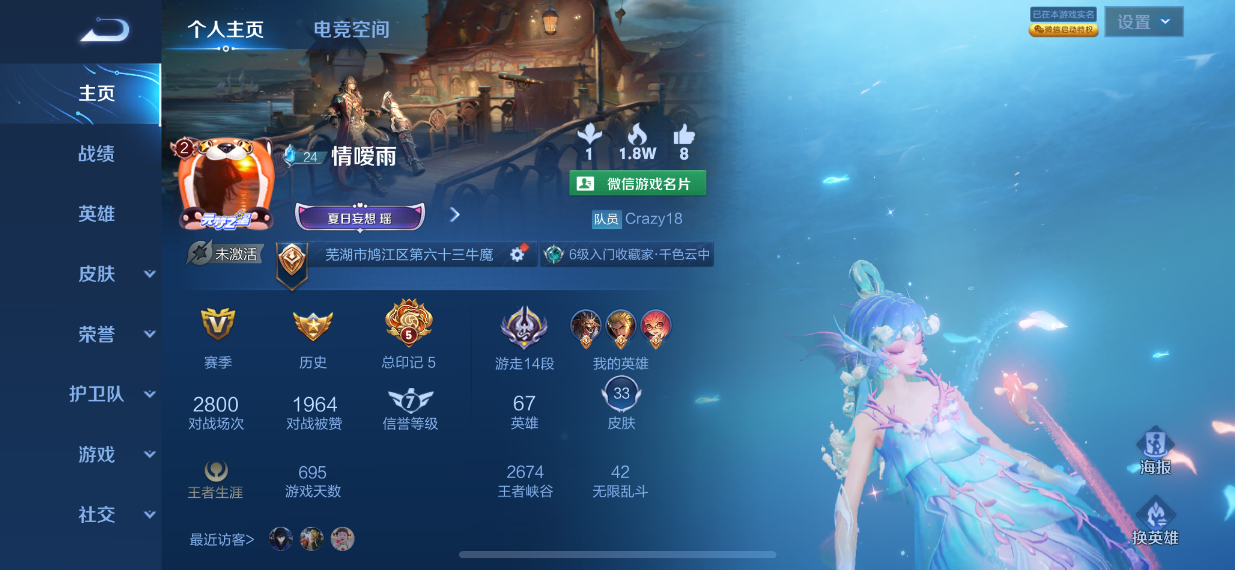 王者荣耀陪玩服务