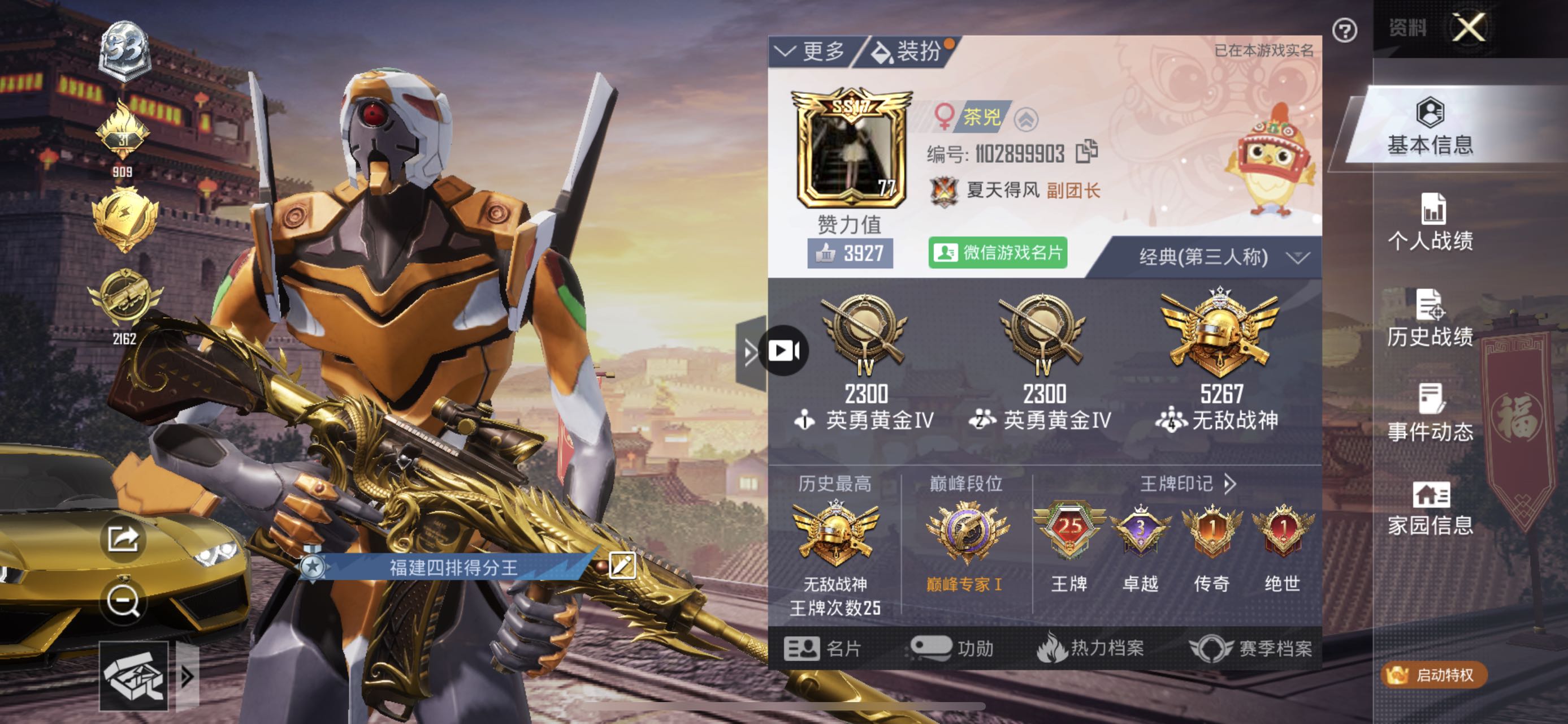 和平精英陪玩服务
