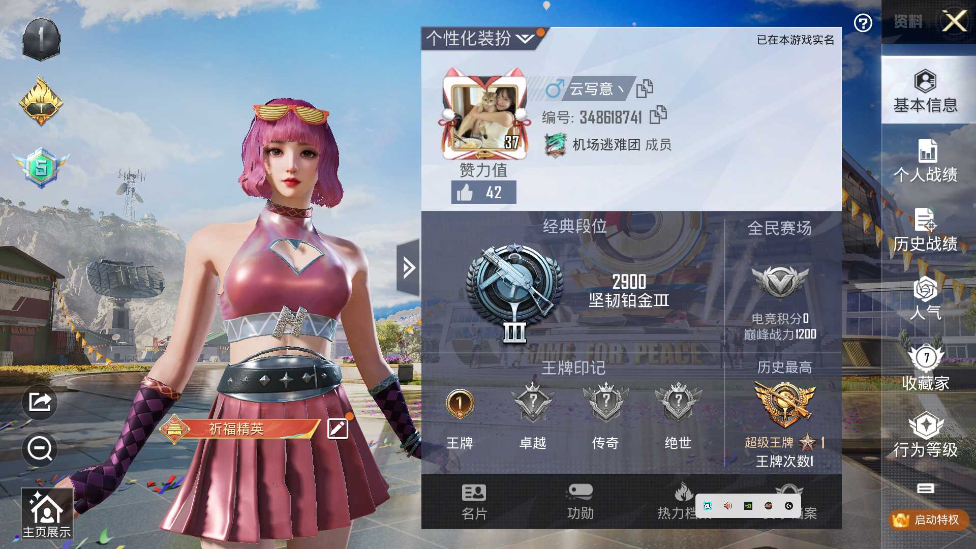 和平精英陪玩服务
