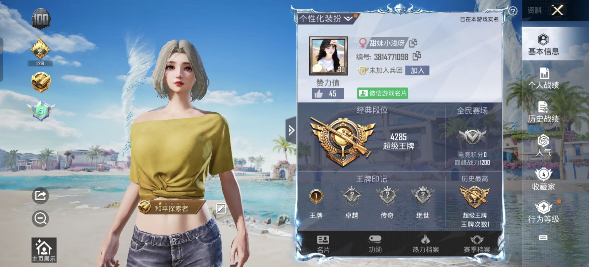 和平精英陪玩服务