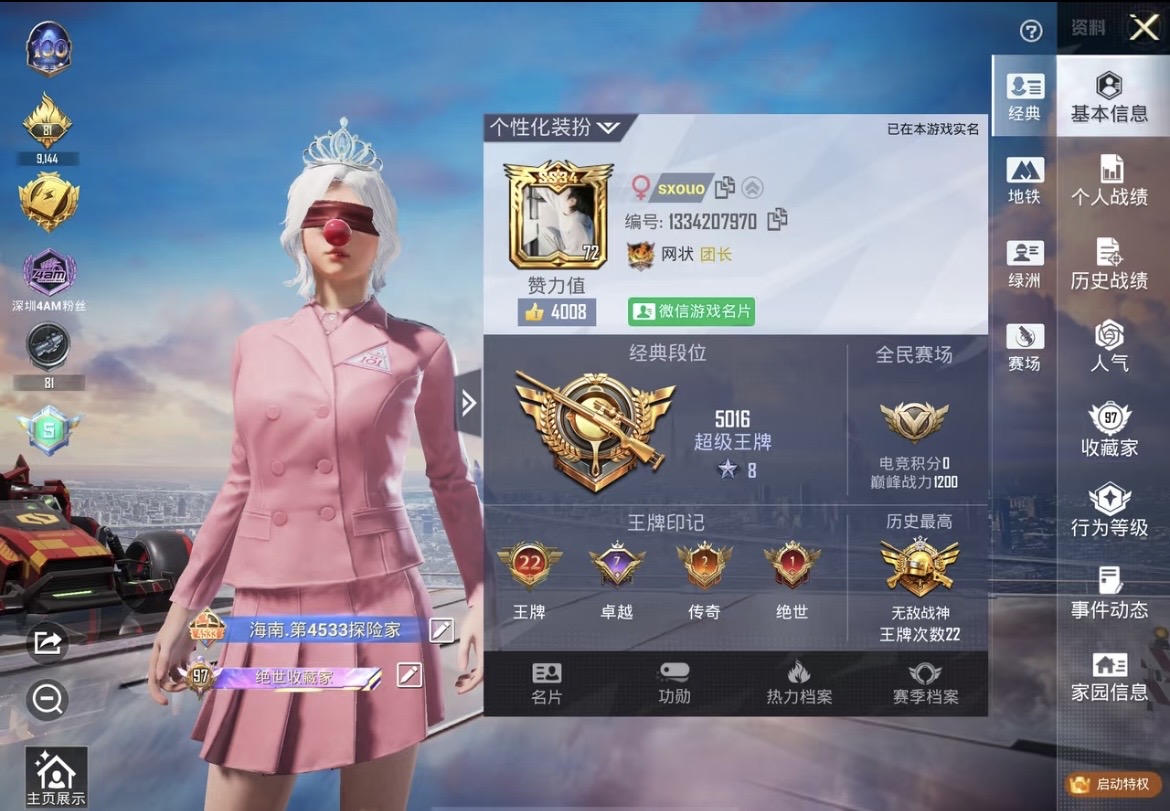 和平精英陪玩服务