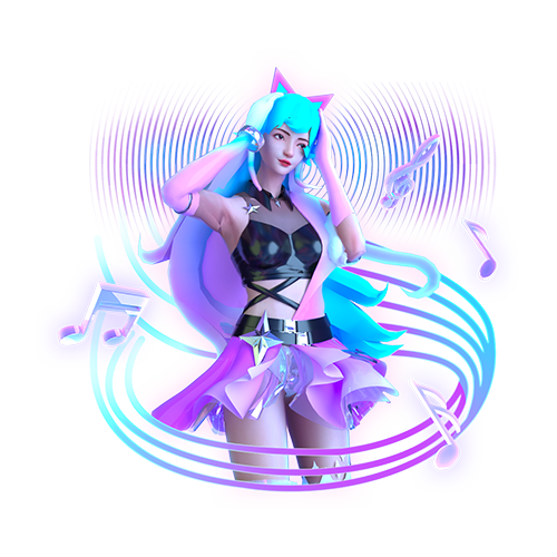 狮狮陪玩收到礼物打歌舞台