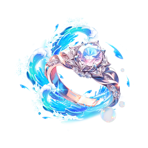 Ys妮蔻来财陪玩收到礼物海豚戒指