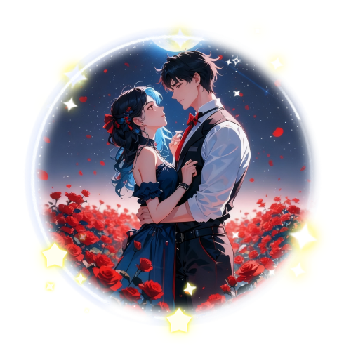 杨幂ﻬ饿饿陪玩收到礼物花海相拥