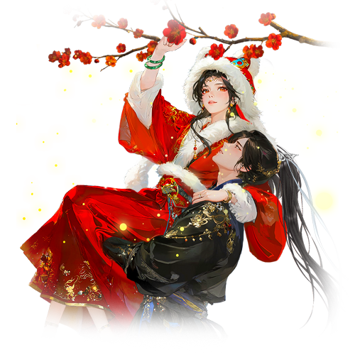 酱橘陪玩收到礼物雪中赏梅