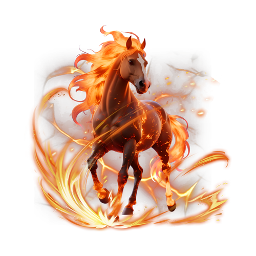 女明星陪玩收到礼物烈焰骏马