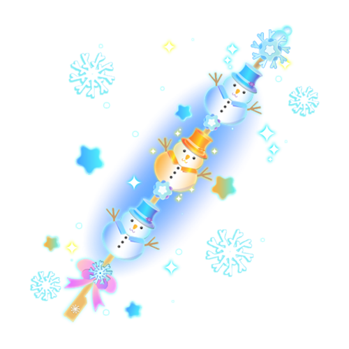 九御陪玩收到礼物一米长雪人