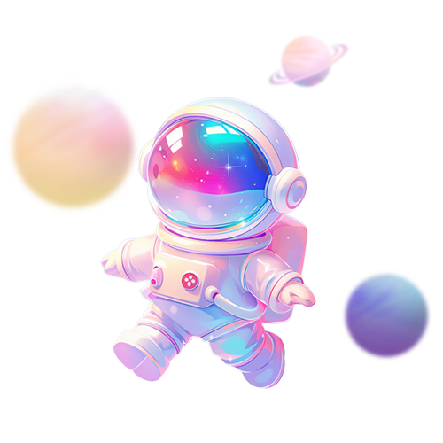 狮狮陪玩收到礼物太空漫步