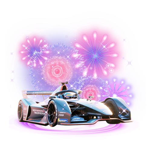 小白白。陪玩收到礼物运动赛车