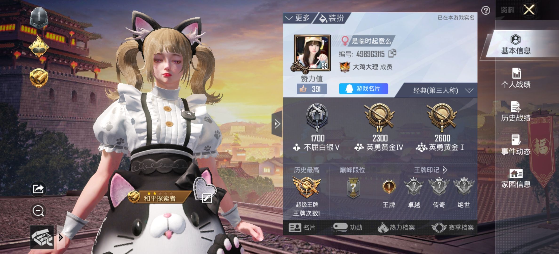 和平精英陪玩服务