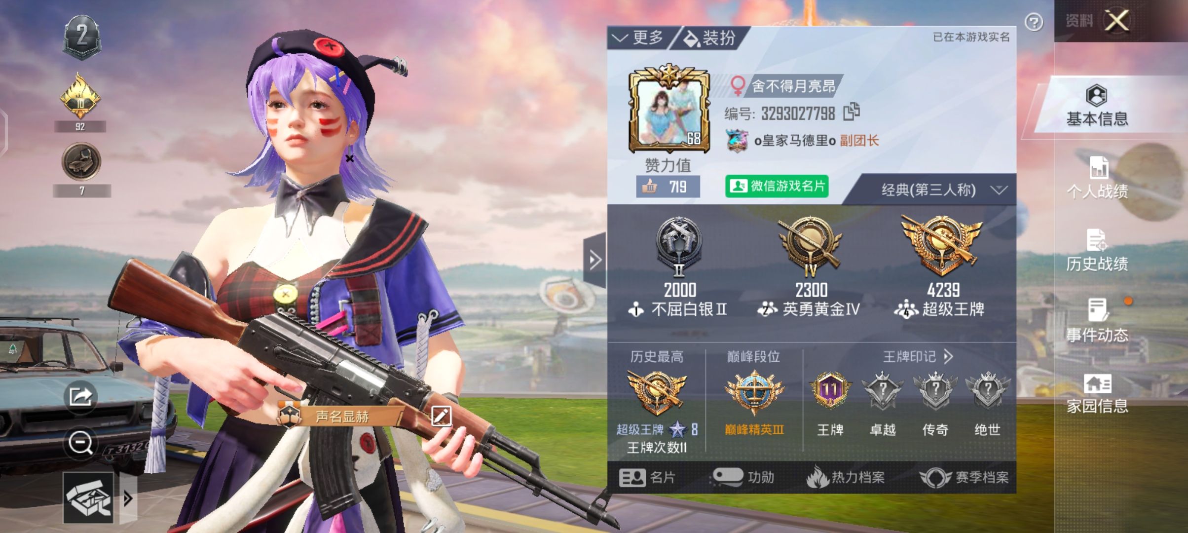 和平精英陪玩服务
