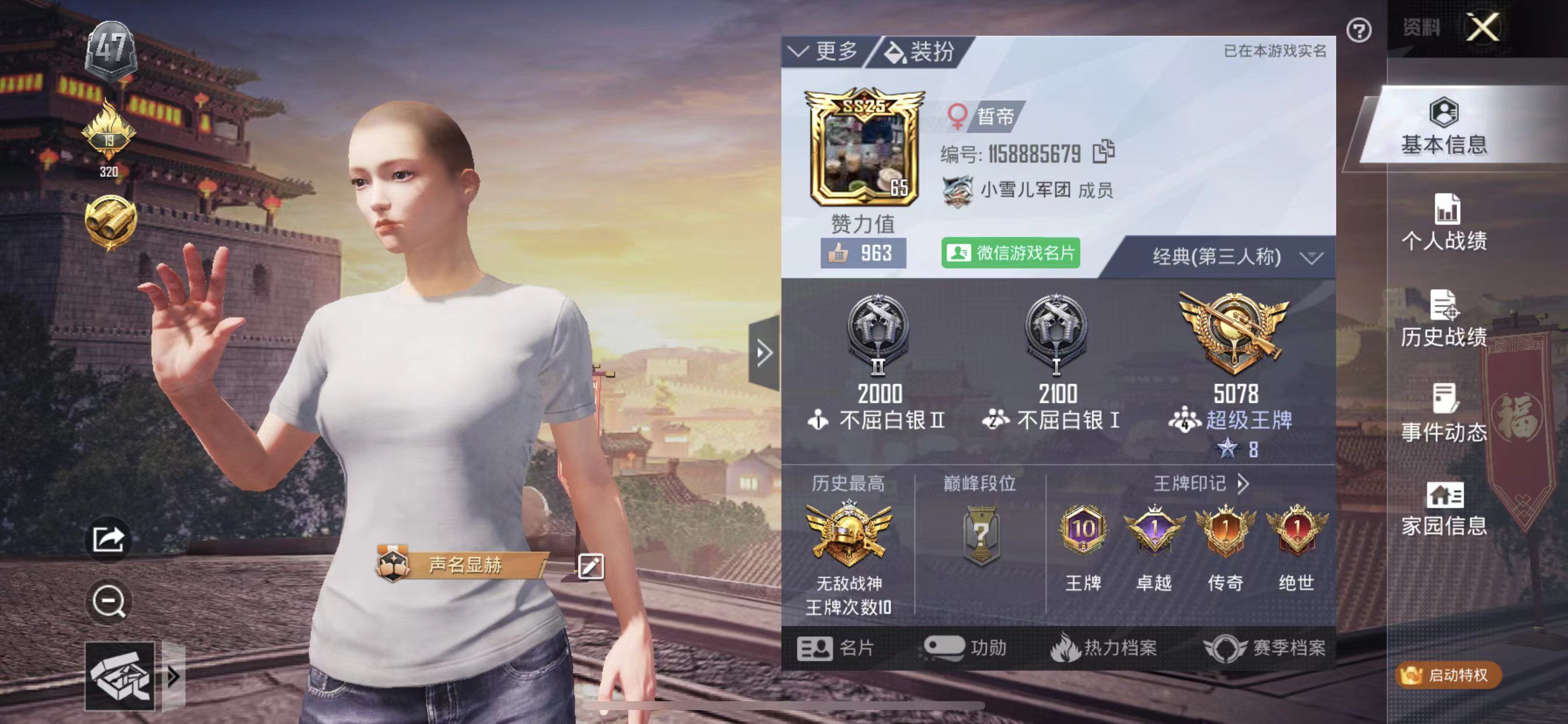 和平精英陪玩服务