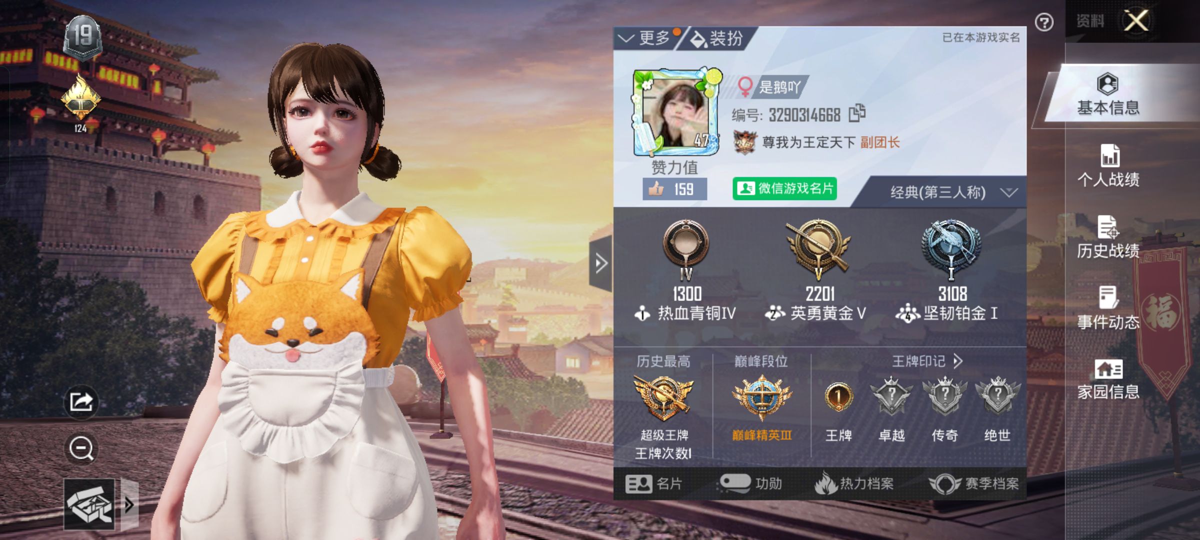 和平精英陪玩服务