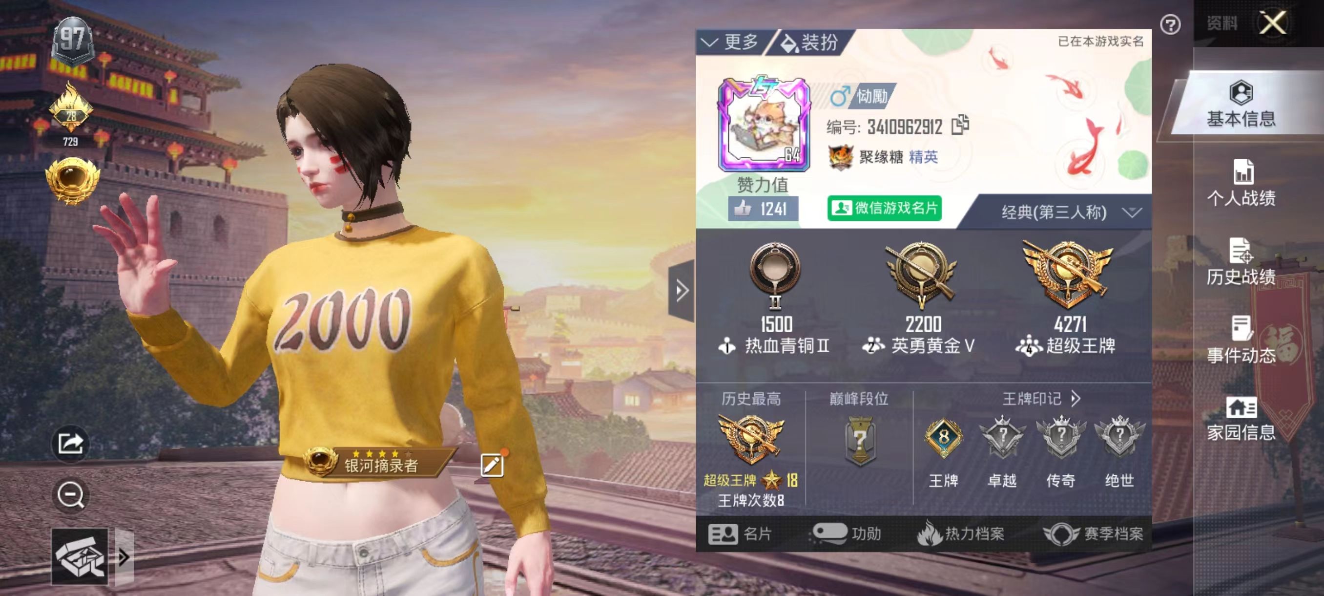 和平精英陪玩服务