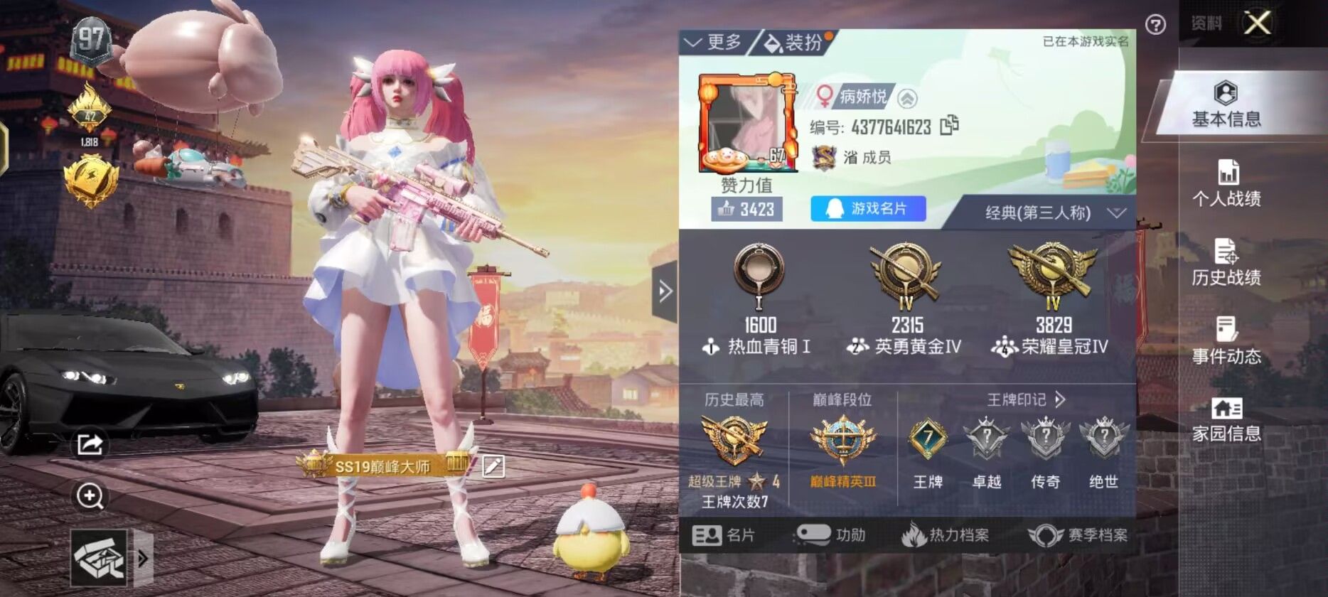 和平精英陪玩服务