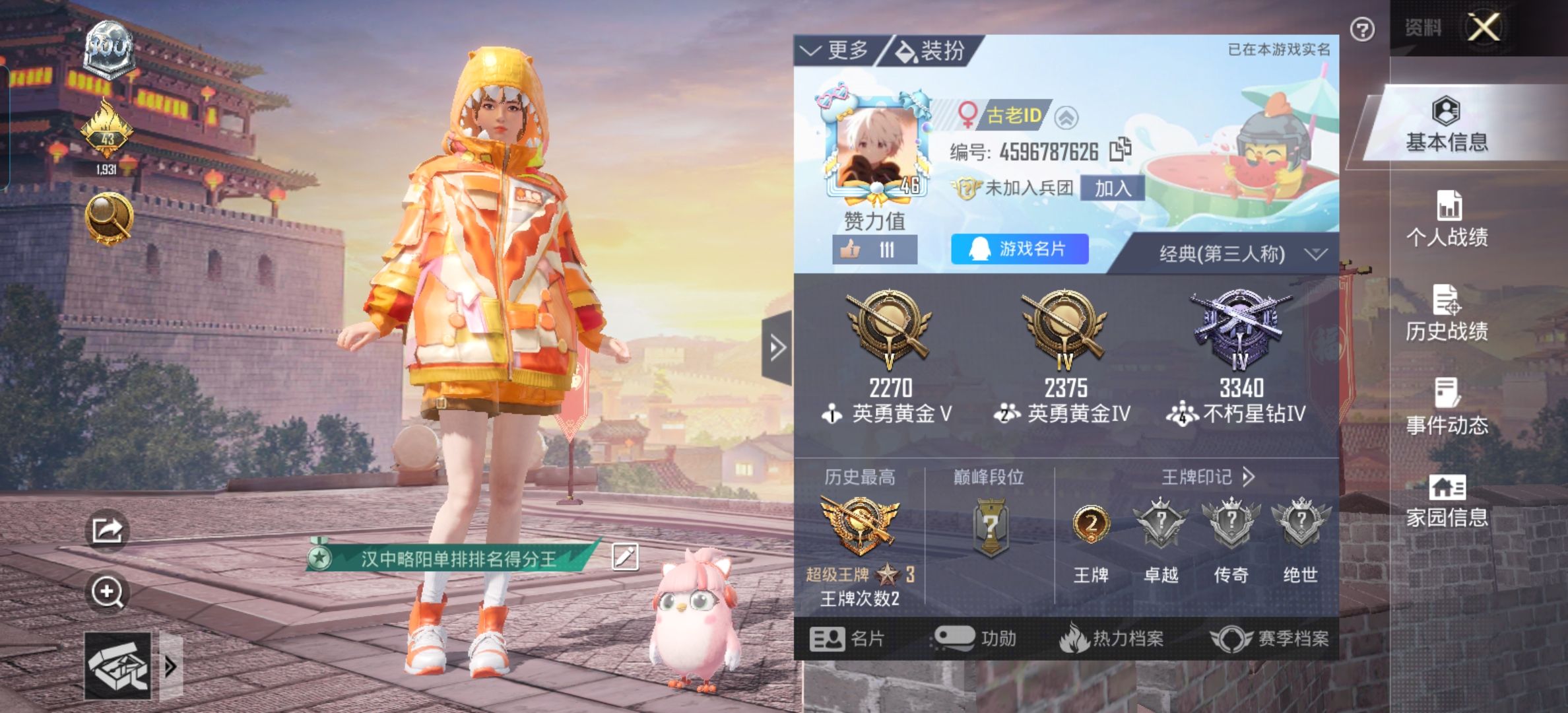 和平精英陪玩服务