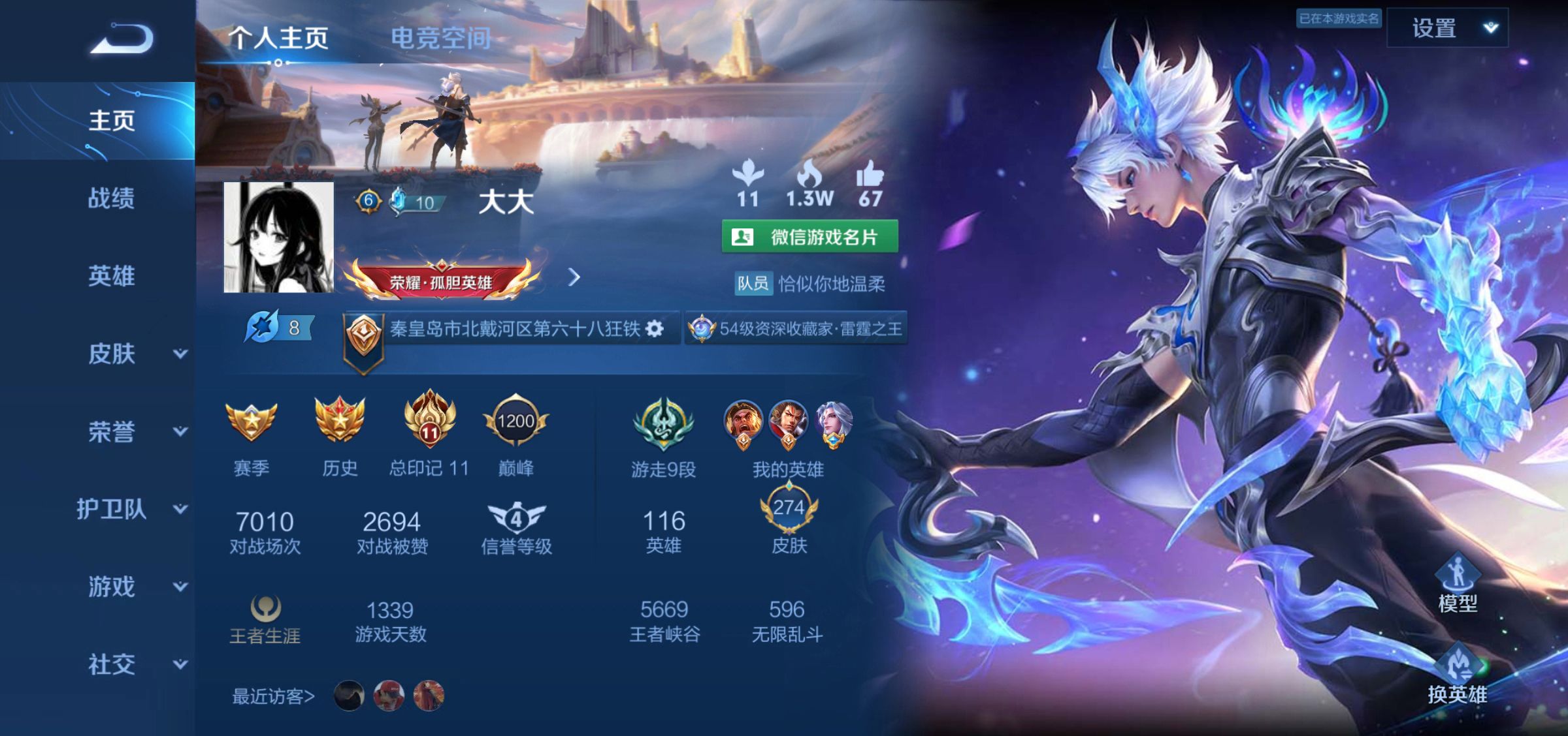 王者荣耀陪玩服务