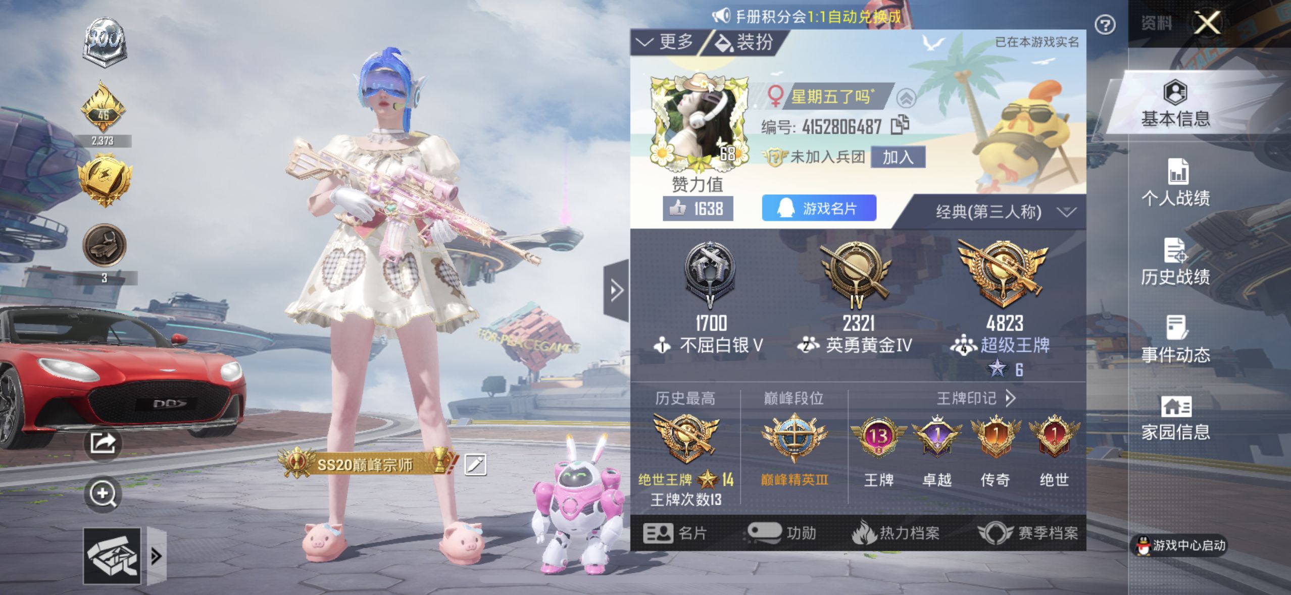 和平精英陪玩服务