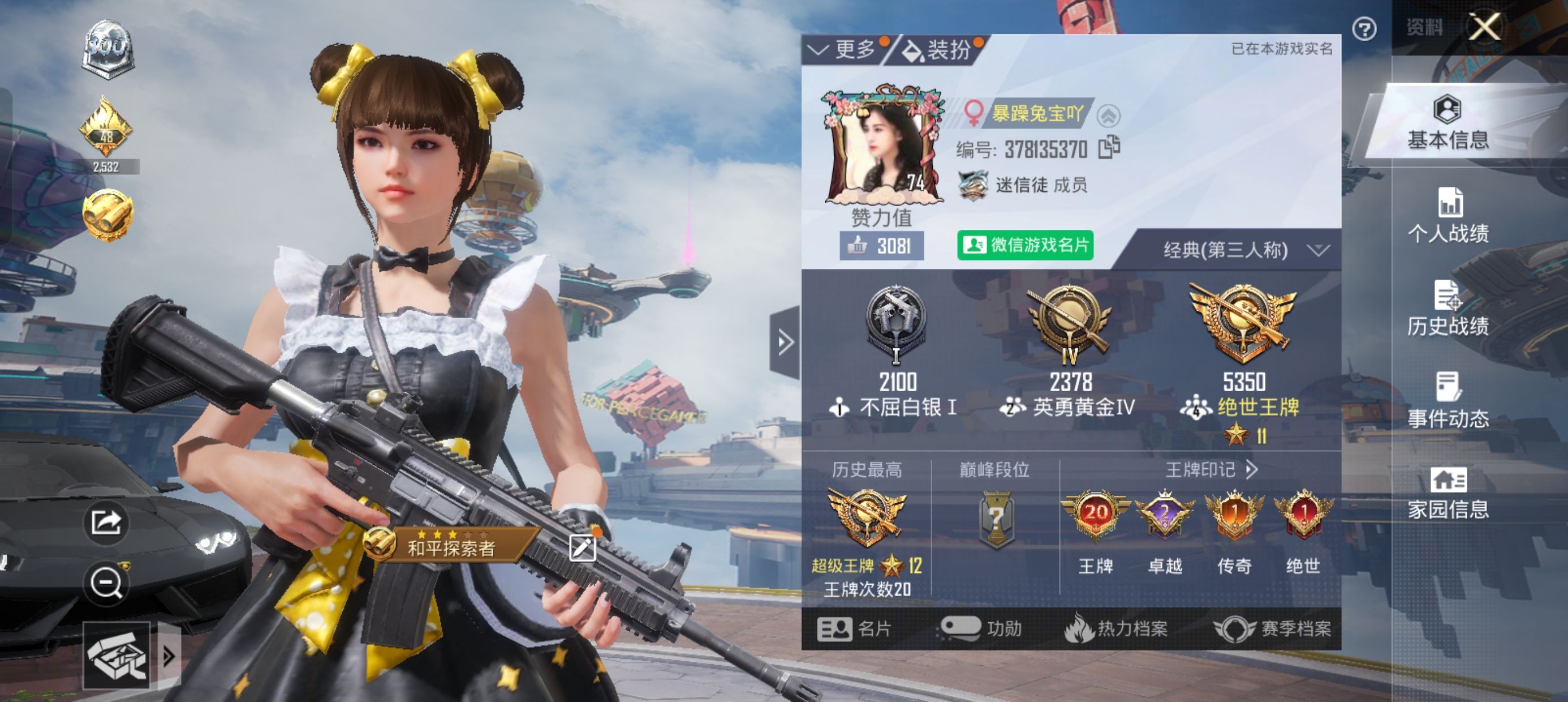和平精英陪玩服务