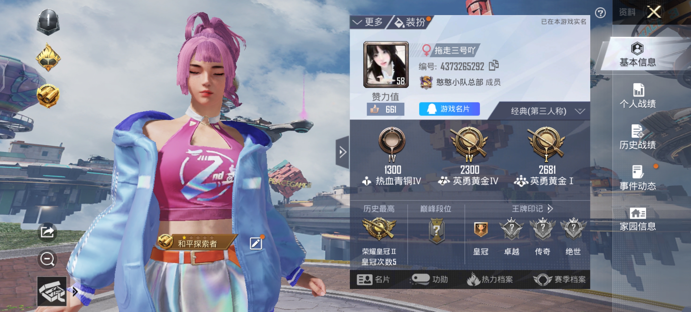 和平精英陪玩服务