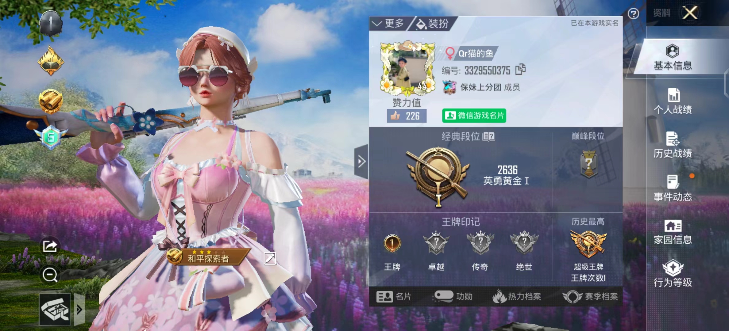 和平精英陪玩服务