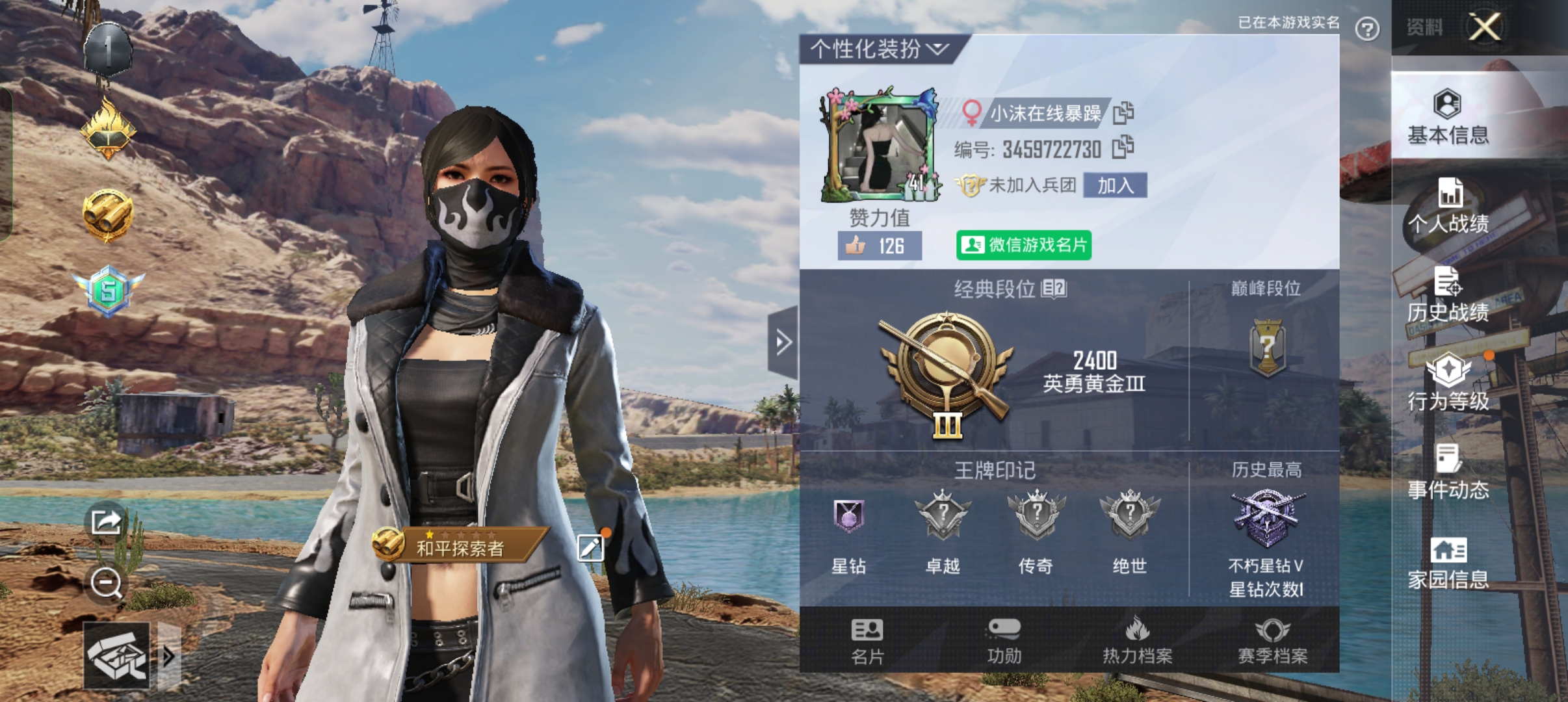 和平精英陪玩服务