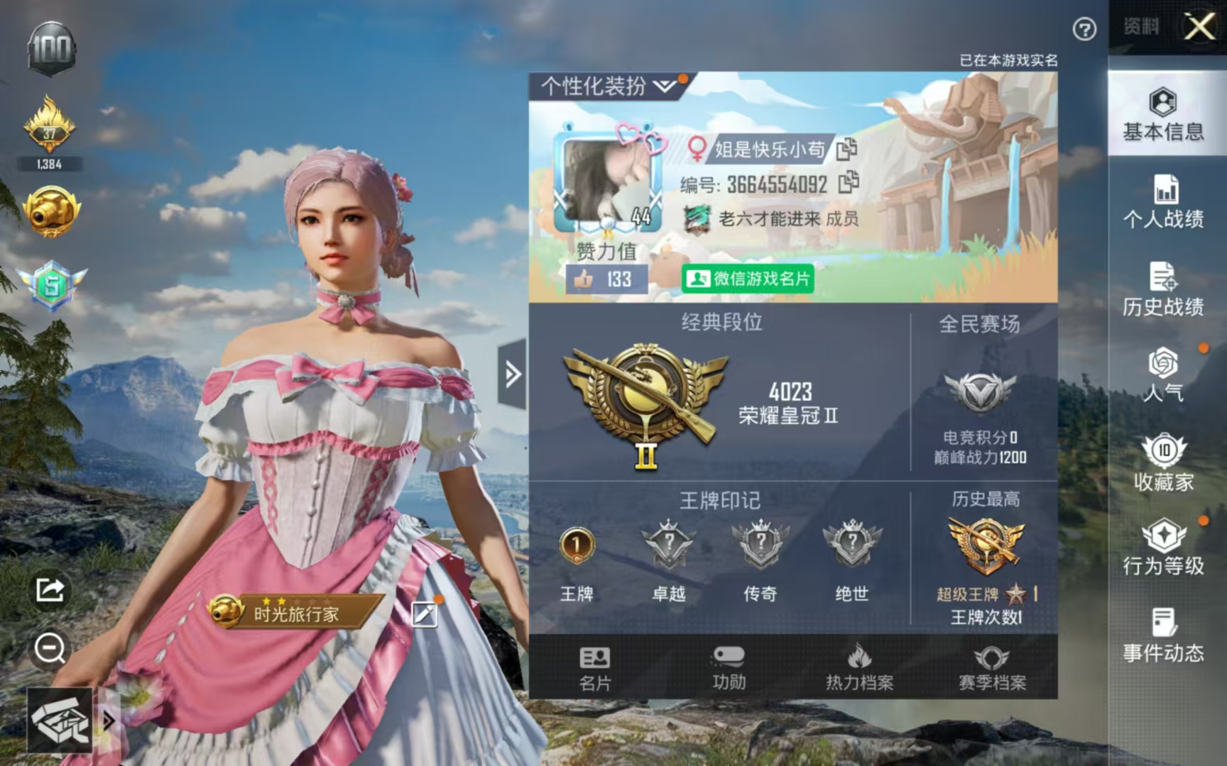 和平精英陪玩服务