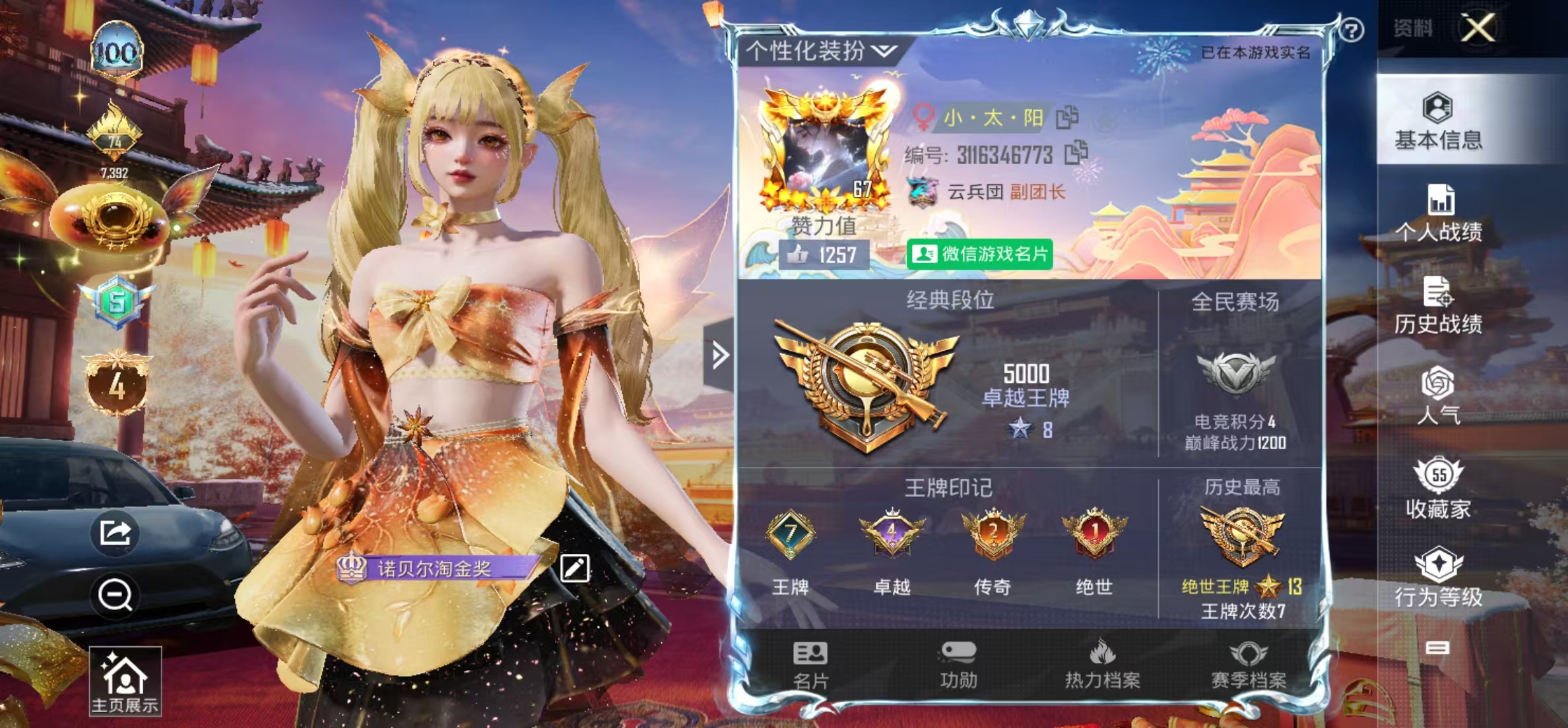 和平精英陪玩服务