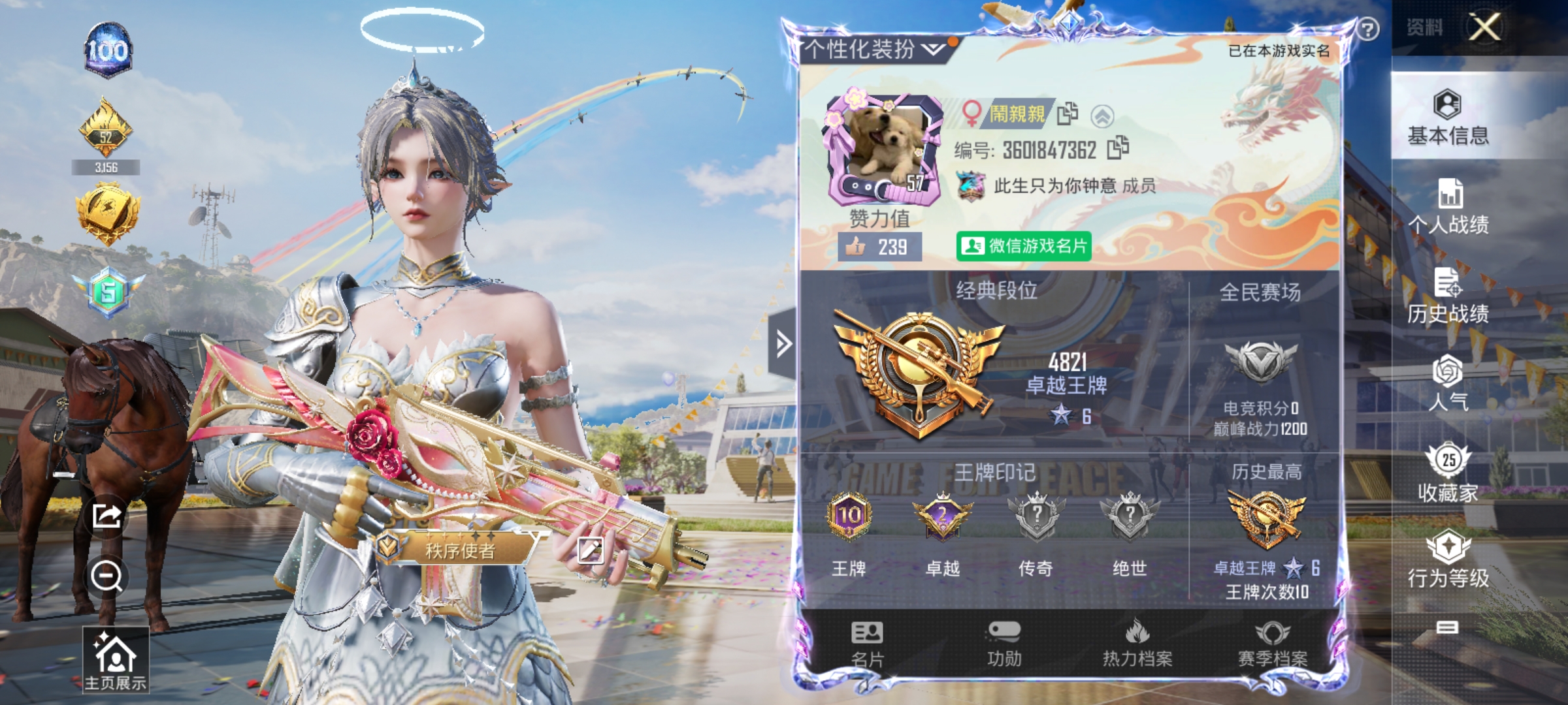 和平精英陪玩服务