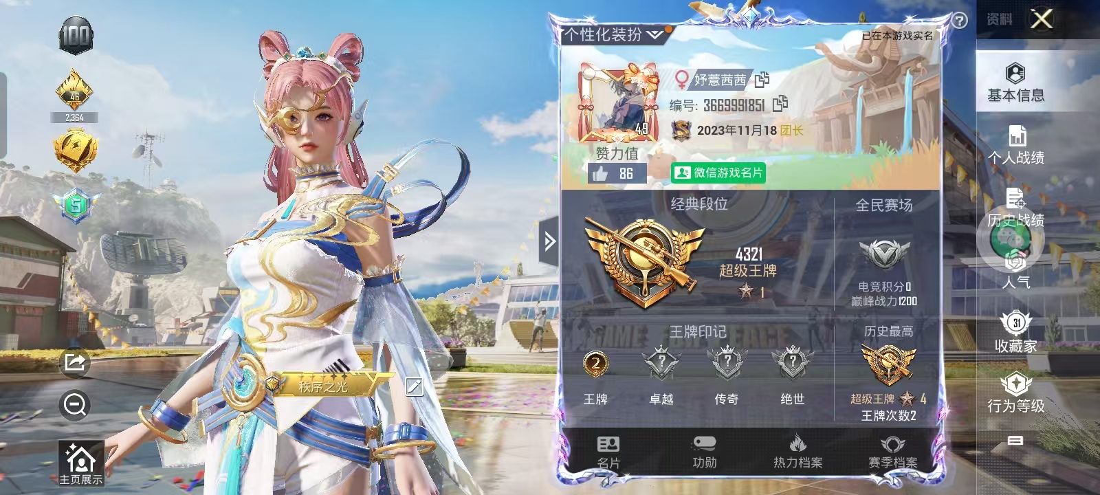 和平精英陪玩服务