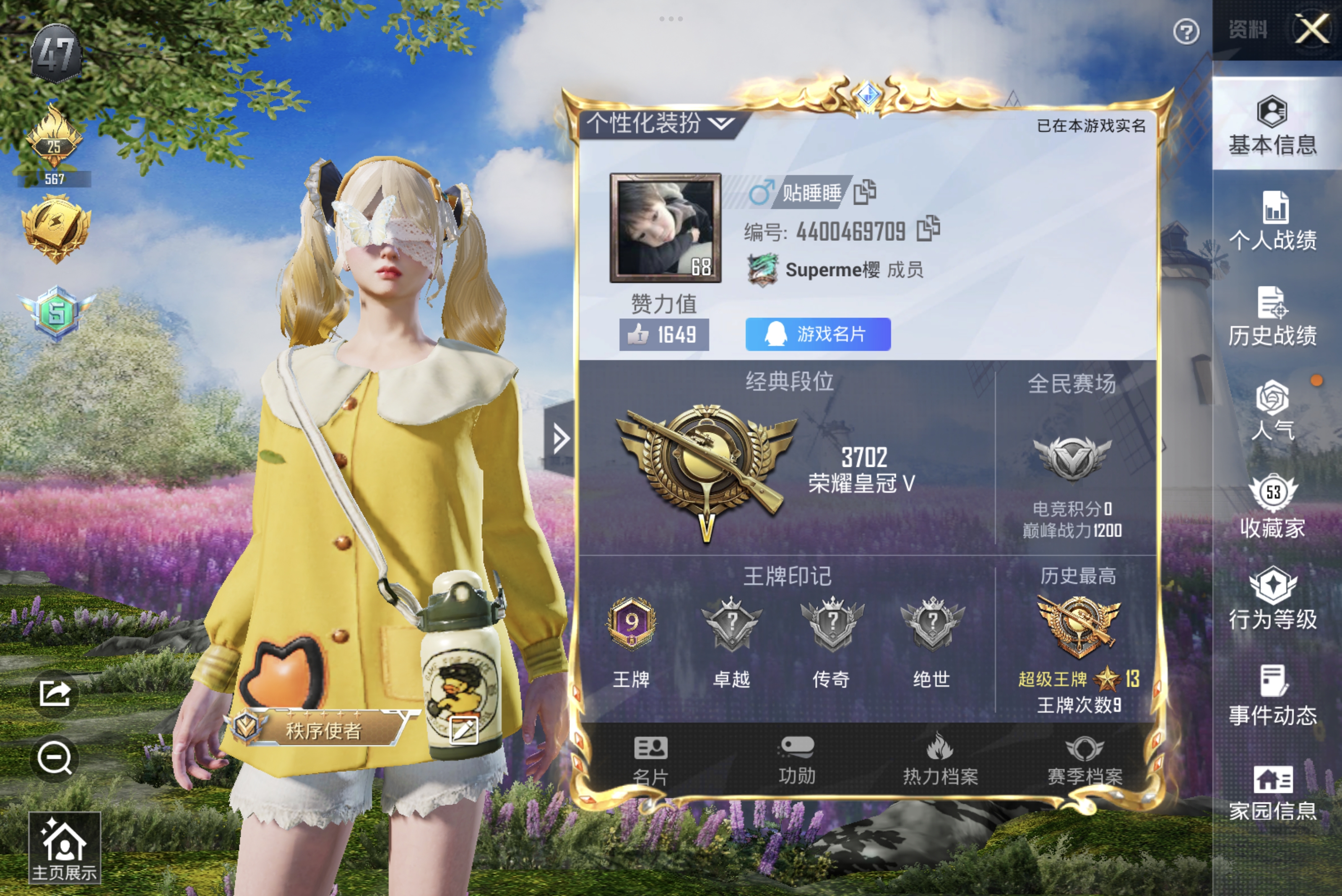 和平精英陪玩服务