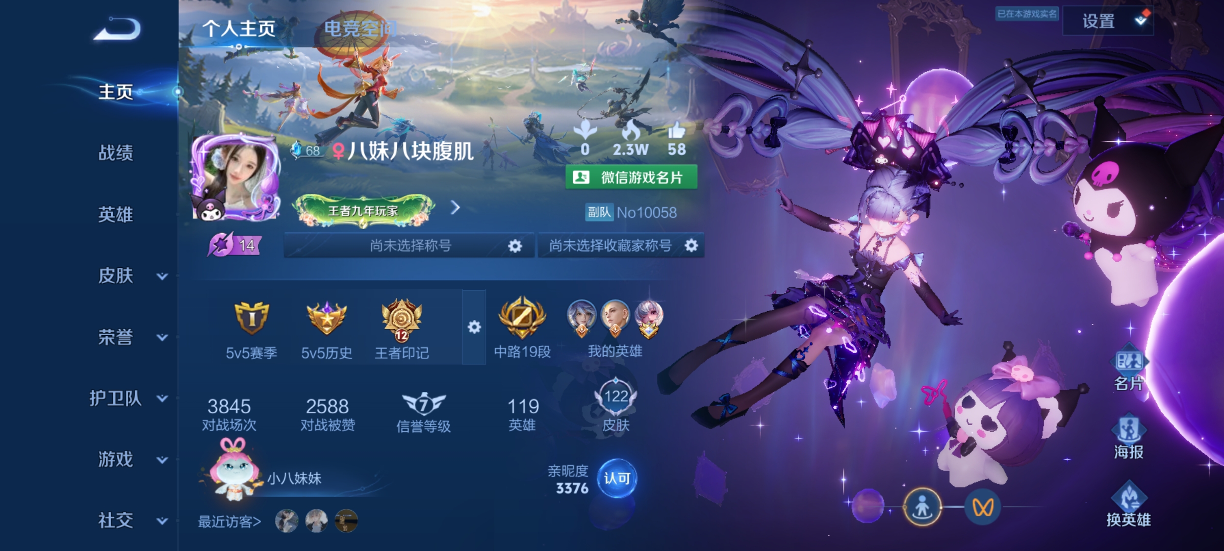王者荣耀陪玩服务