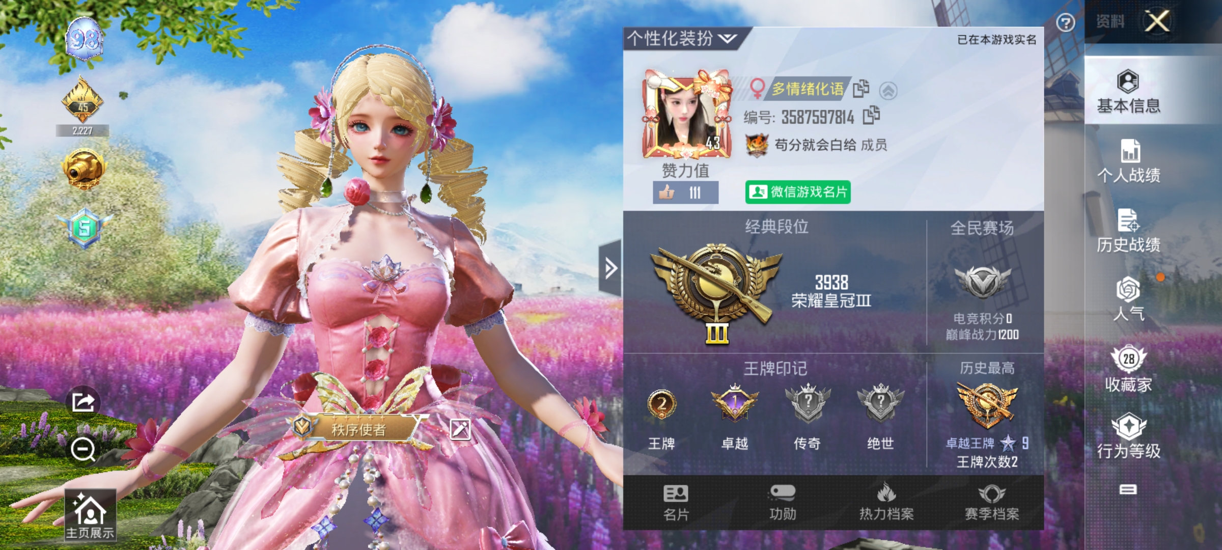 和平精英陪玩服务
