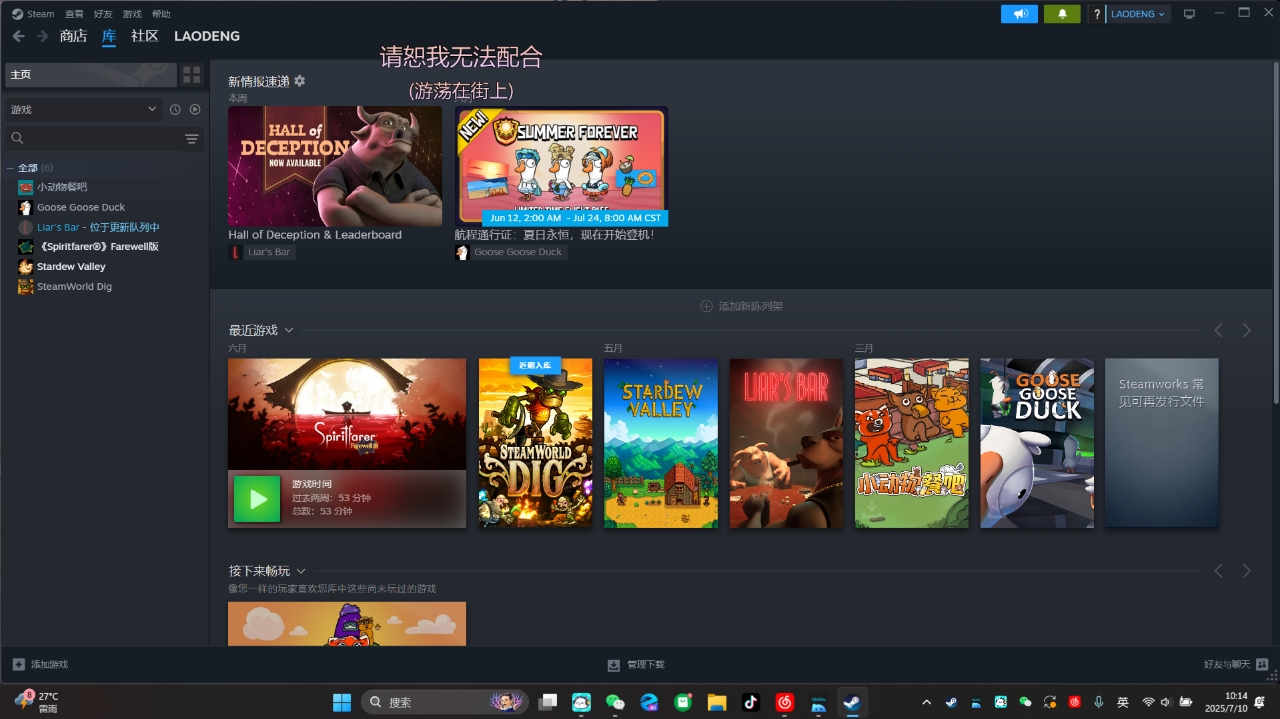 Steam专区陪玩服务