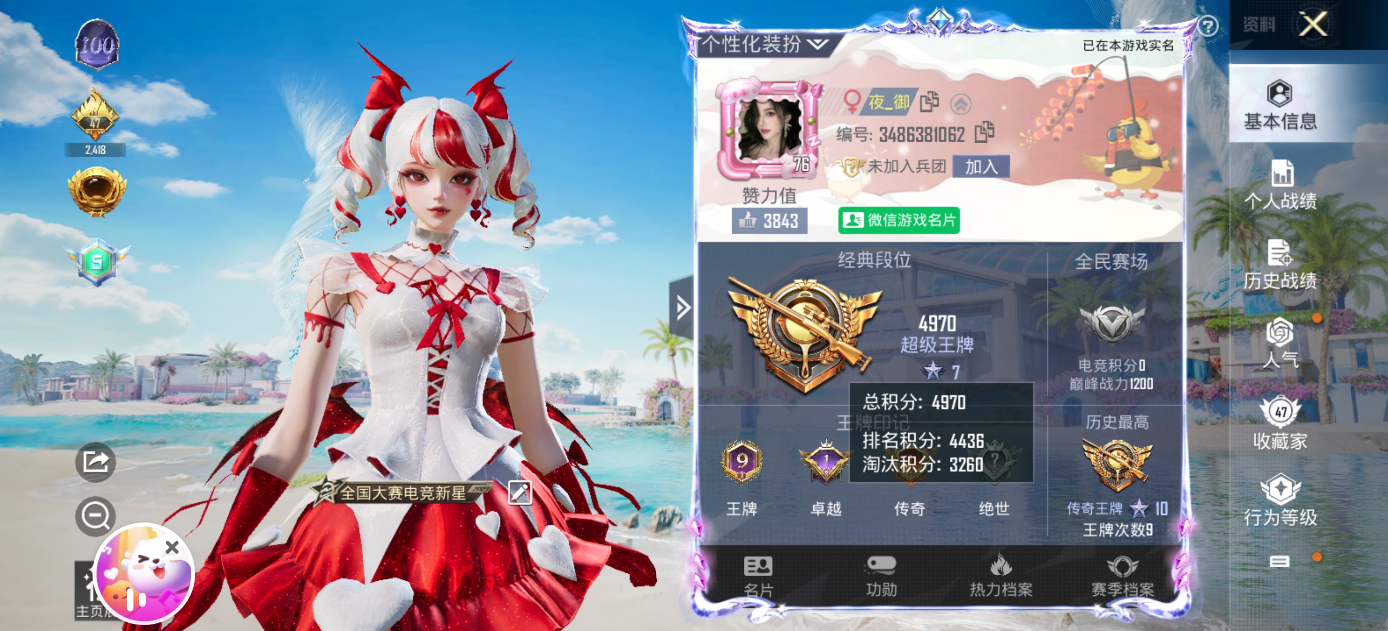 和平精英陪玩服务