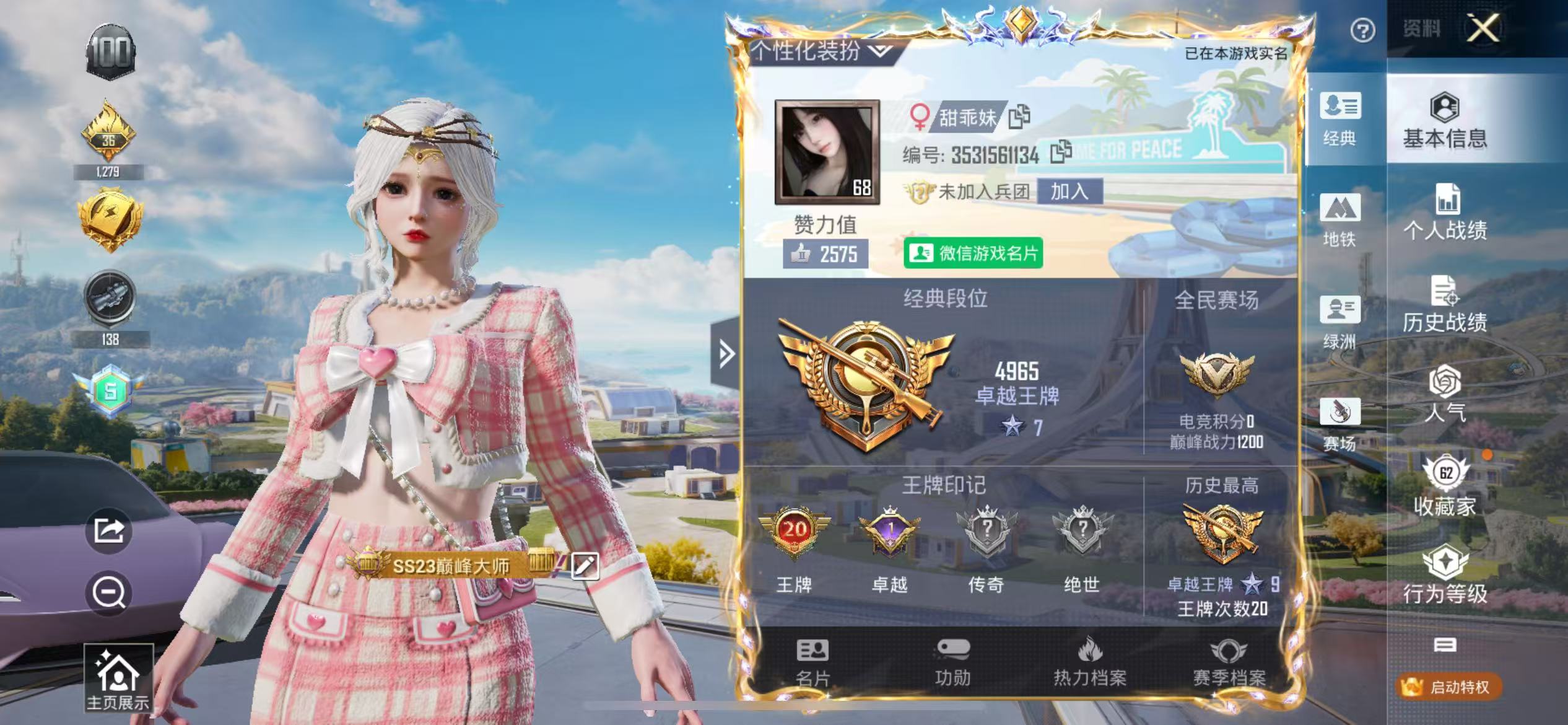 和平精英陪玩服务