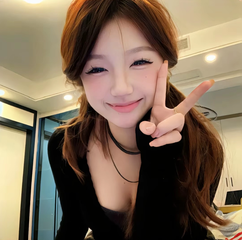 陪玩妹子吃麦当当的照片2