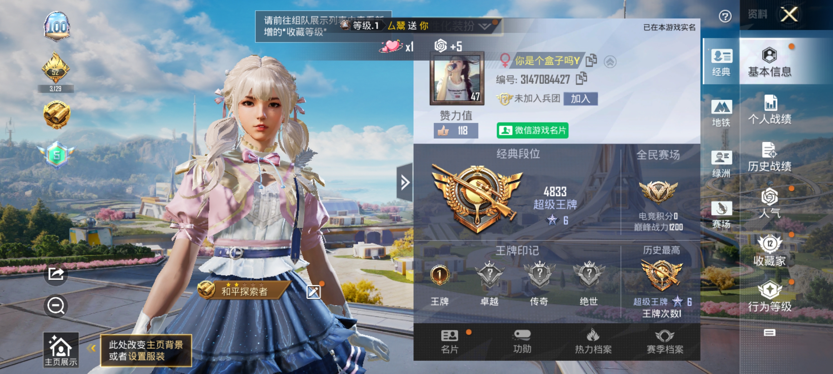 和平精英陪玩服务