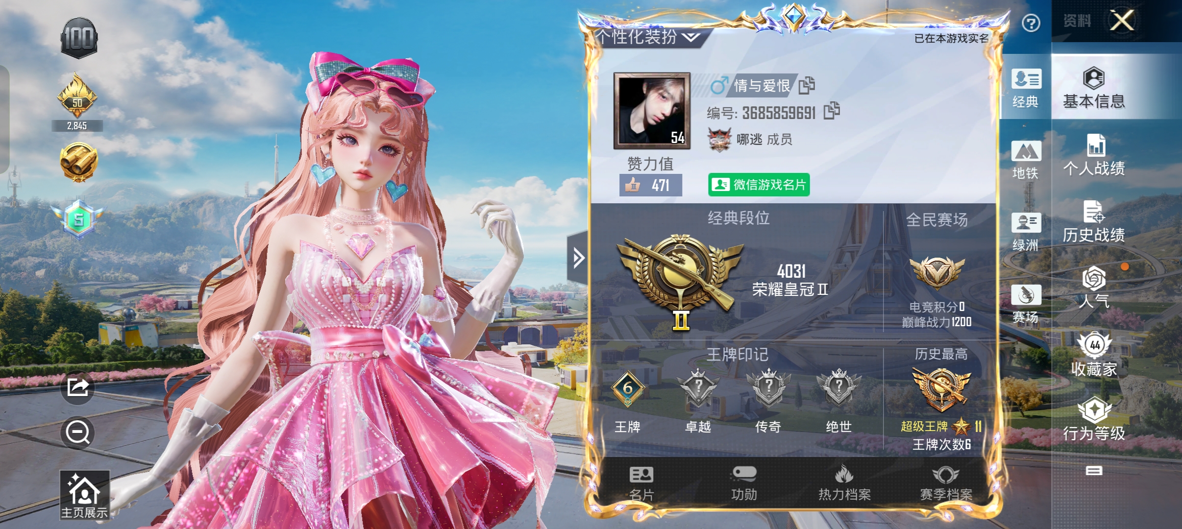 和平精英陪玩服务