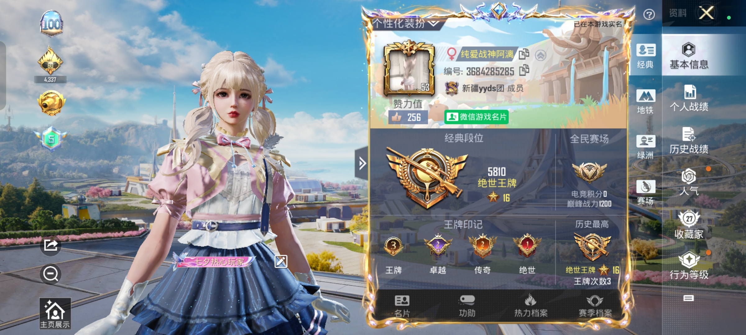 和平精英陪玩服务