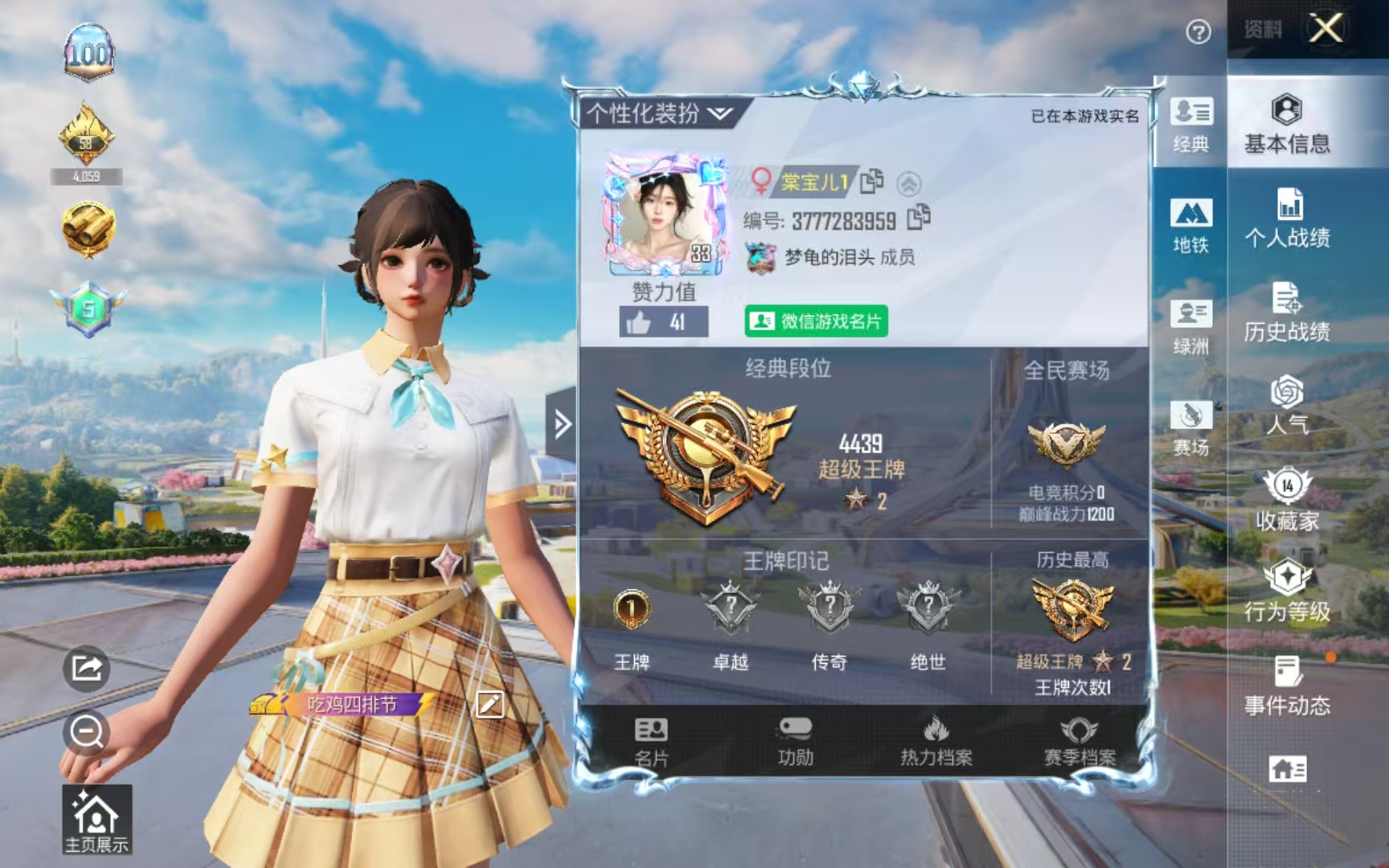 和平精英陪玩服务