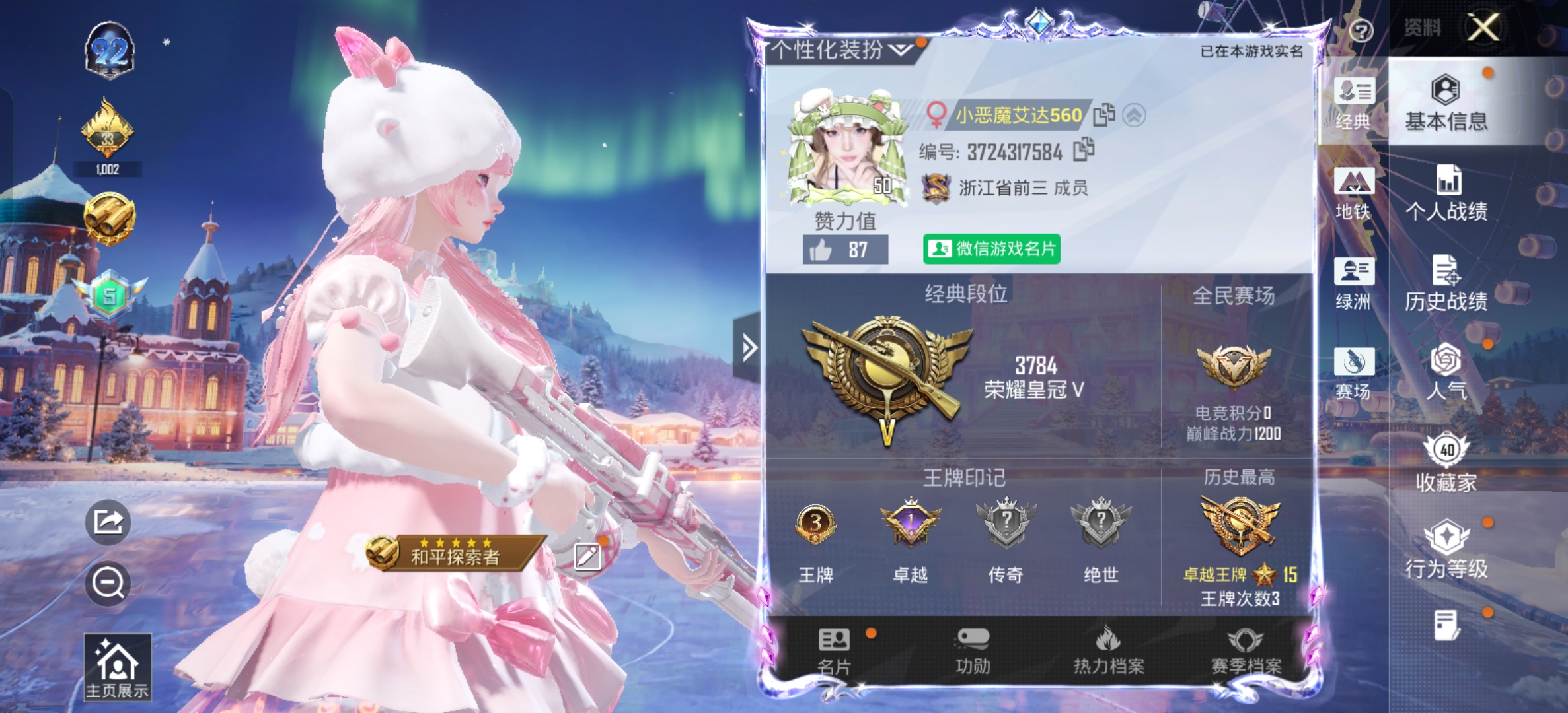 和平精英陪玩服务