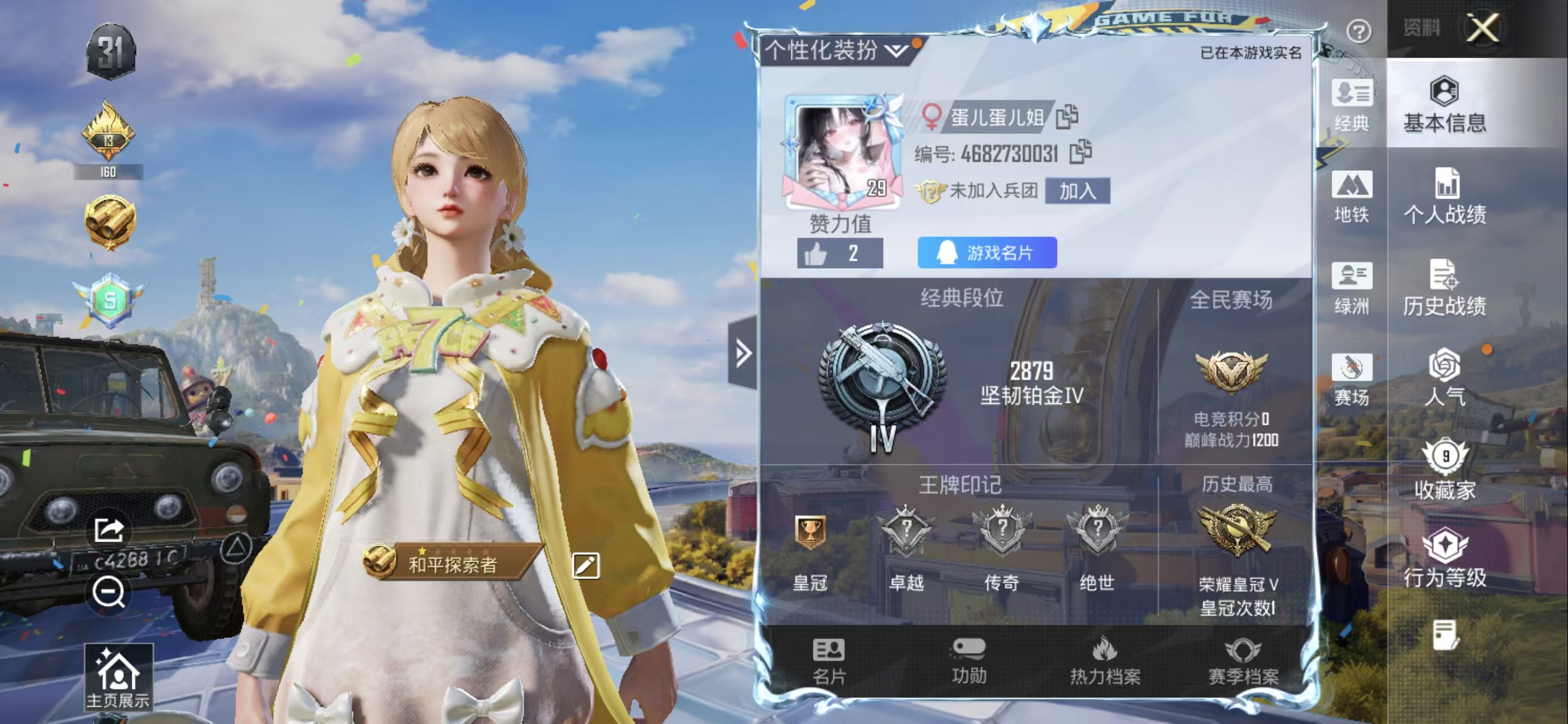 和平精英陪玩服务
